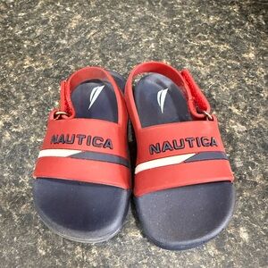Nautica Kids Red and Blue Sandals